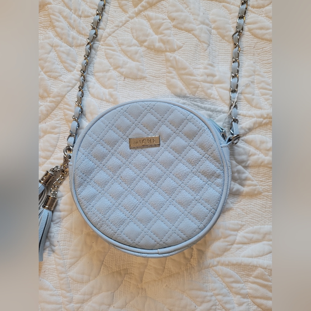 Miche small blue crossbody bag
